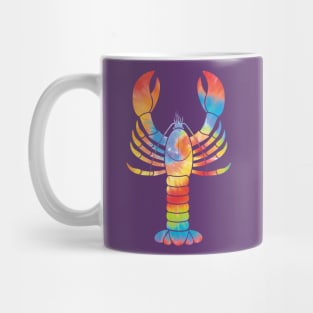 tie dye lobster Mug
